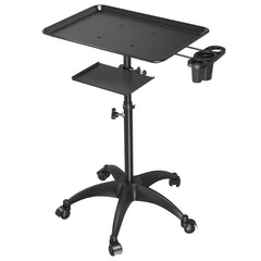 ZHOOGE carrito de salón con bandeja superior 17x13 pulgadas para herramientas