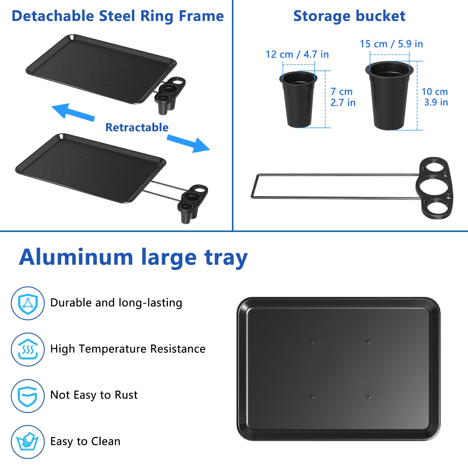 ZHOOGE carrito de salón con ruedas suaves para movilidad