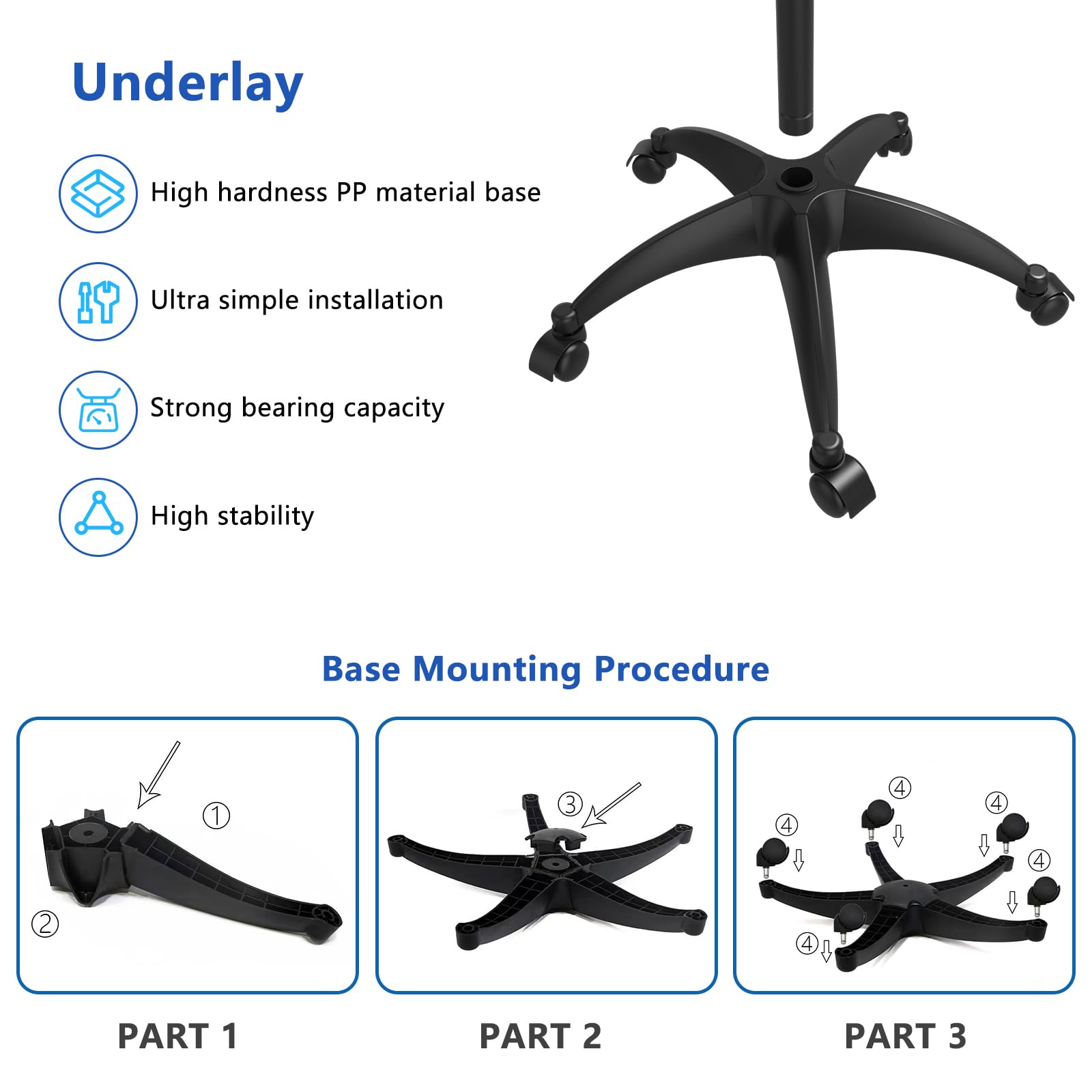 ZHOOGE carrito con soporte de herramientas integrado