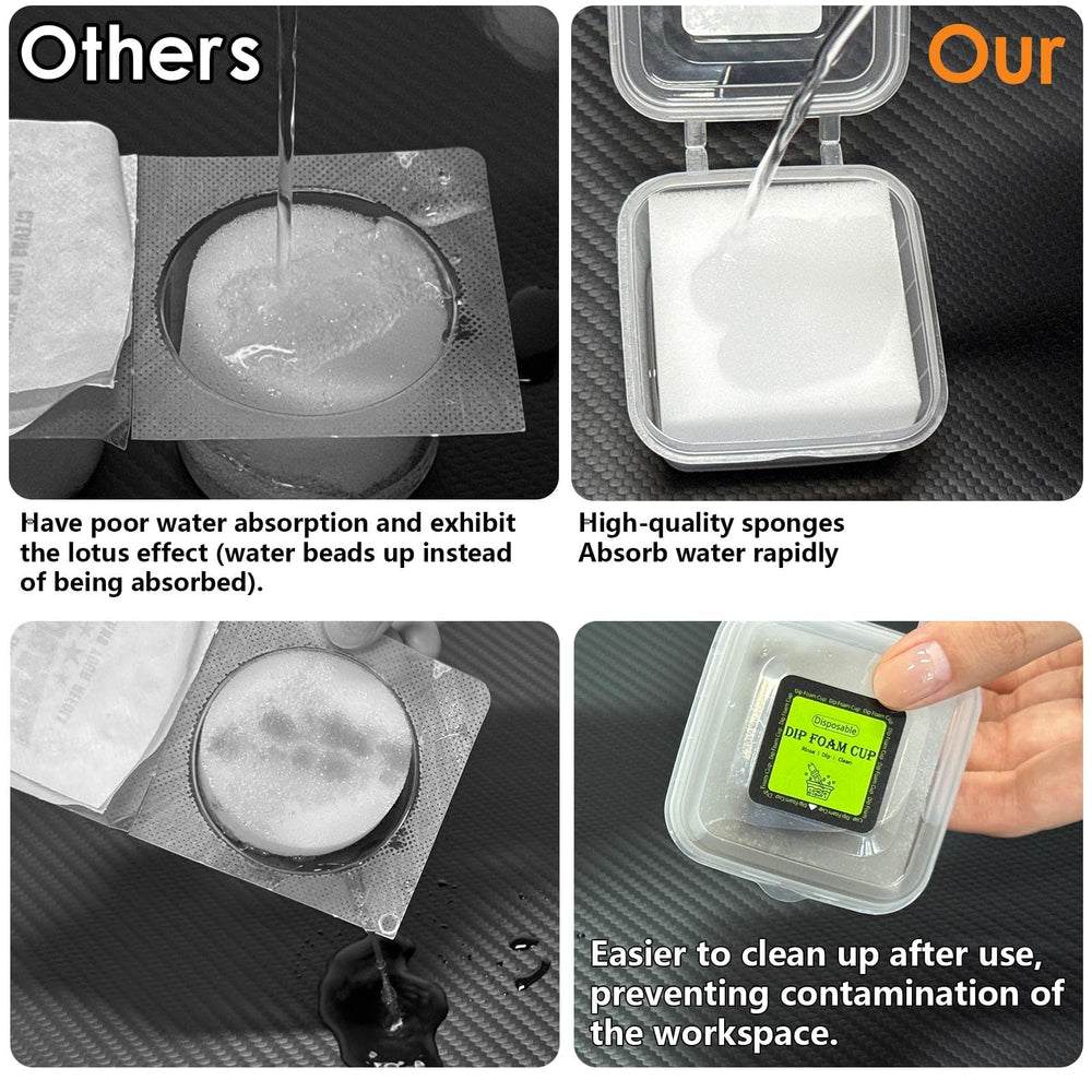ZHOOGE tazas de espuma para inmersión compatibilidad universal con agujas.