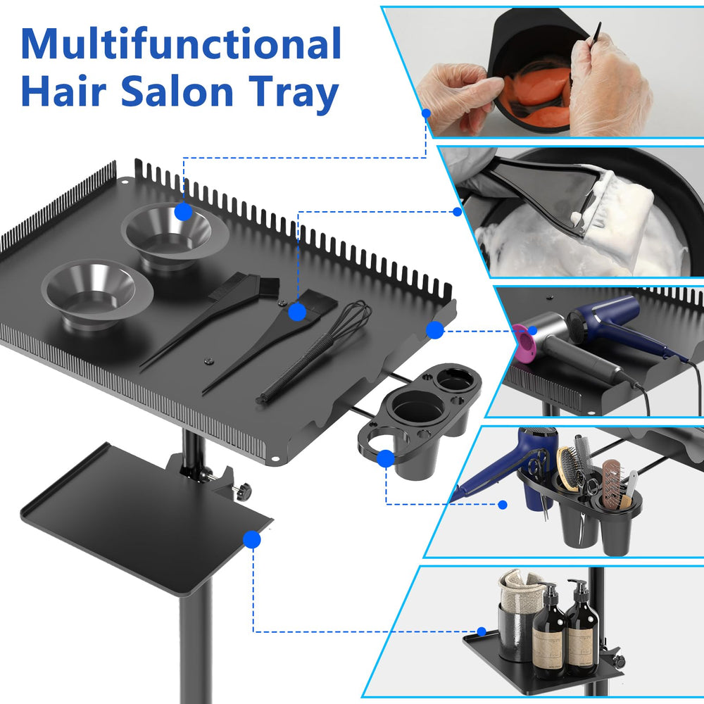 ZHOOGE tazones de tinte y mezclador para coloración limpia y controlada.