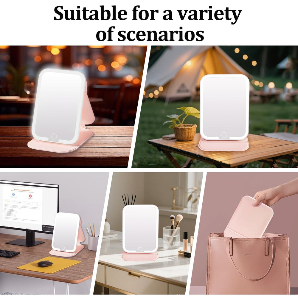ZHUOTHAN Espejo compacto, ideal regalo para cuidado diario.