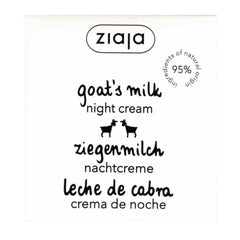 Ziaja Leche de Cabra Crema Noche textura suave para despertar piel lisa