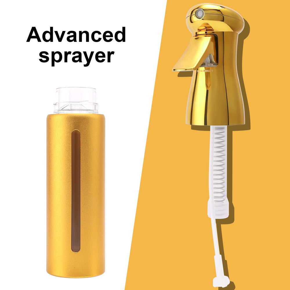 Atomizador ZIBARBER sin aerosol en dorado para uso ecológico