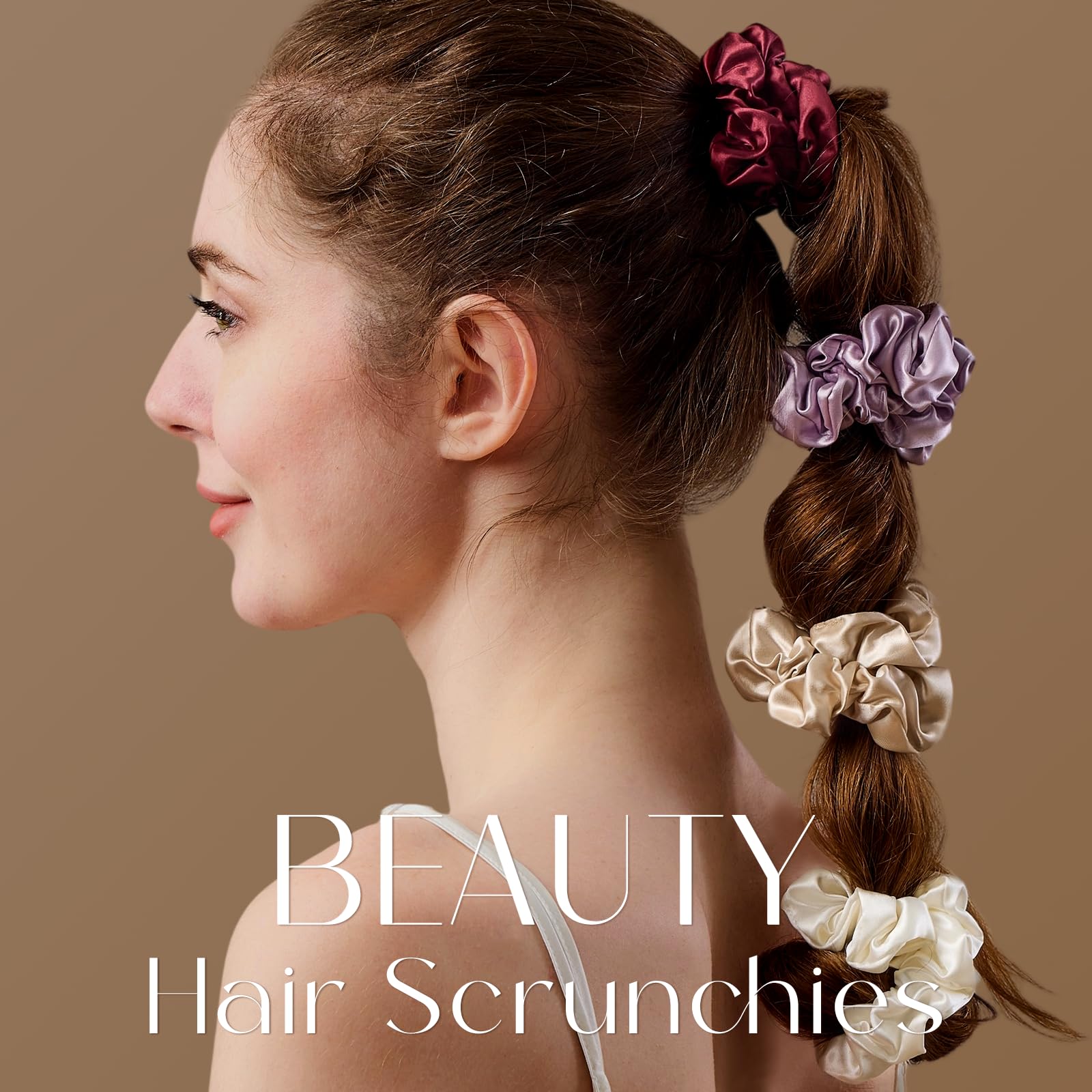 ZIMASILK coletero moda para mujer, añade estilo sin dañar el cabello.