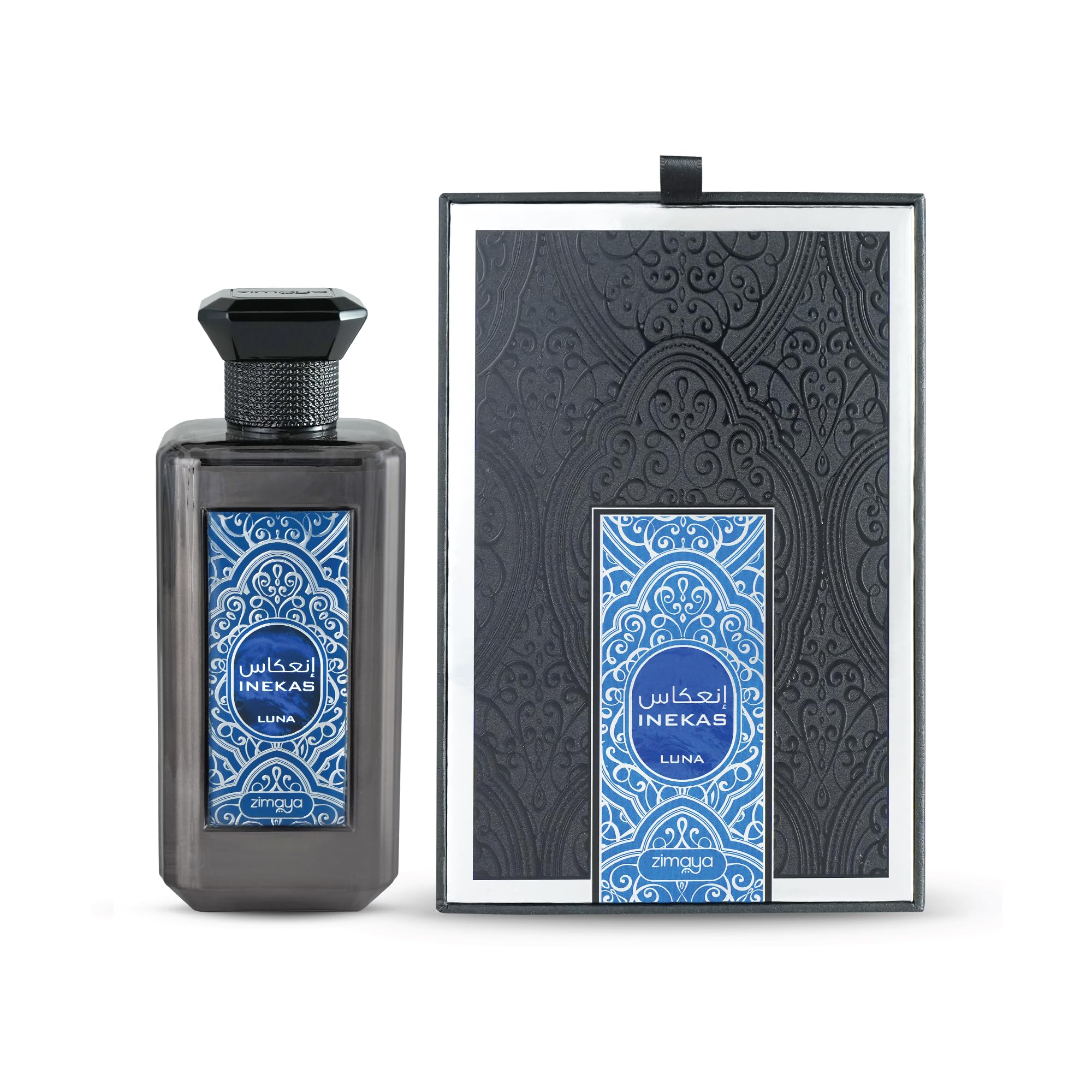 inekas luna de zimaya: primer plano del diseño frontal para destacar en la estantería.