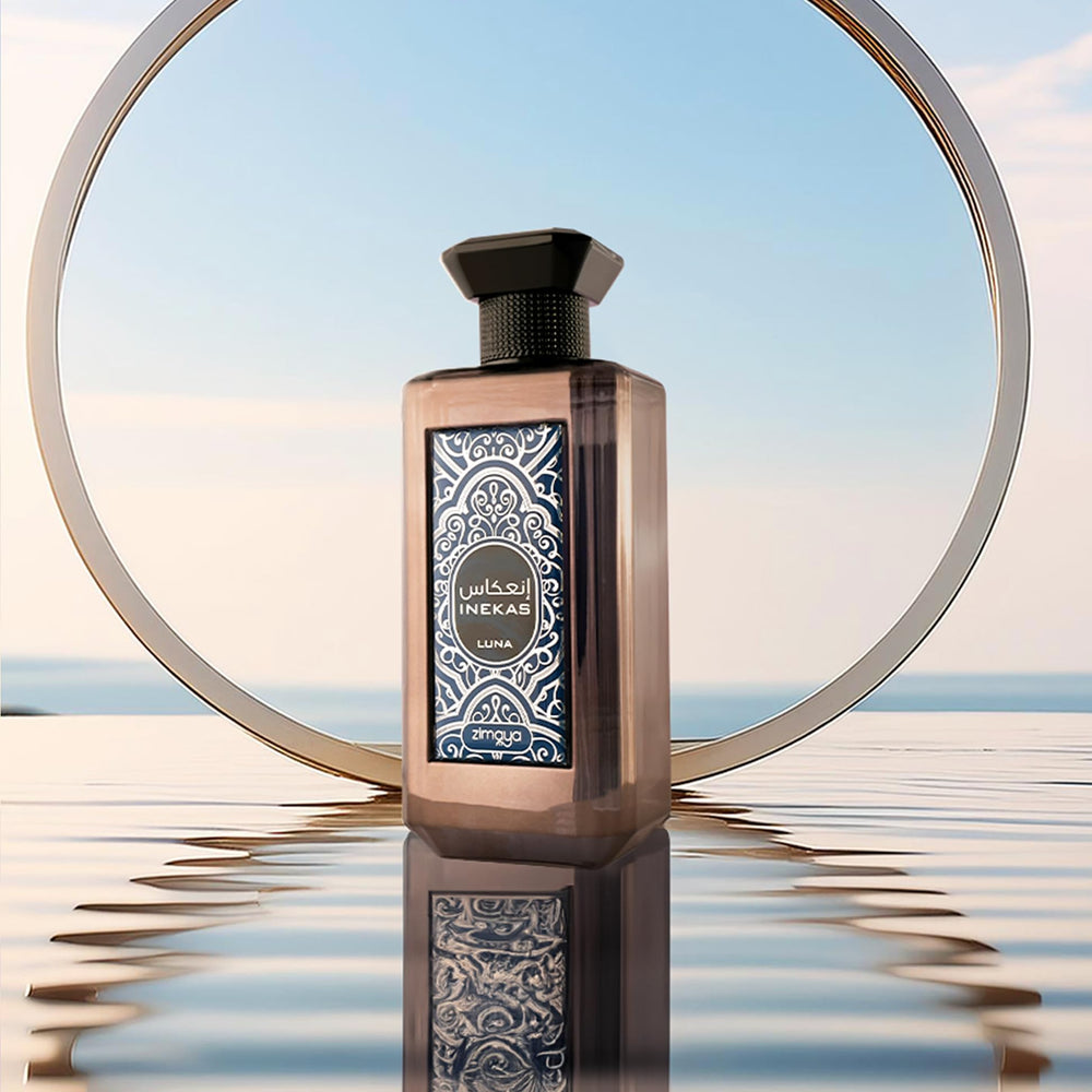 inekas luna de zimaya: botella aroma evolutivo para uso diario y ocasión formal.