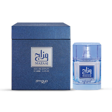 Zimaya Mazaaj fragancia para hombres, notas cítricas; frescura para la mañana.
