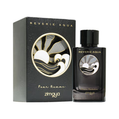 Zimaya Reverie Aqua Pour Homme cap close-up highlighting premium design and lasting appeal.