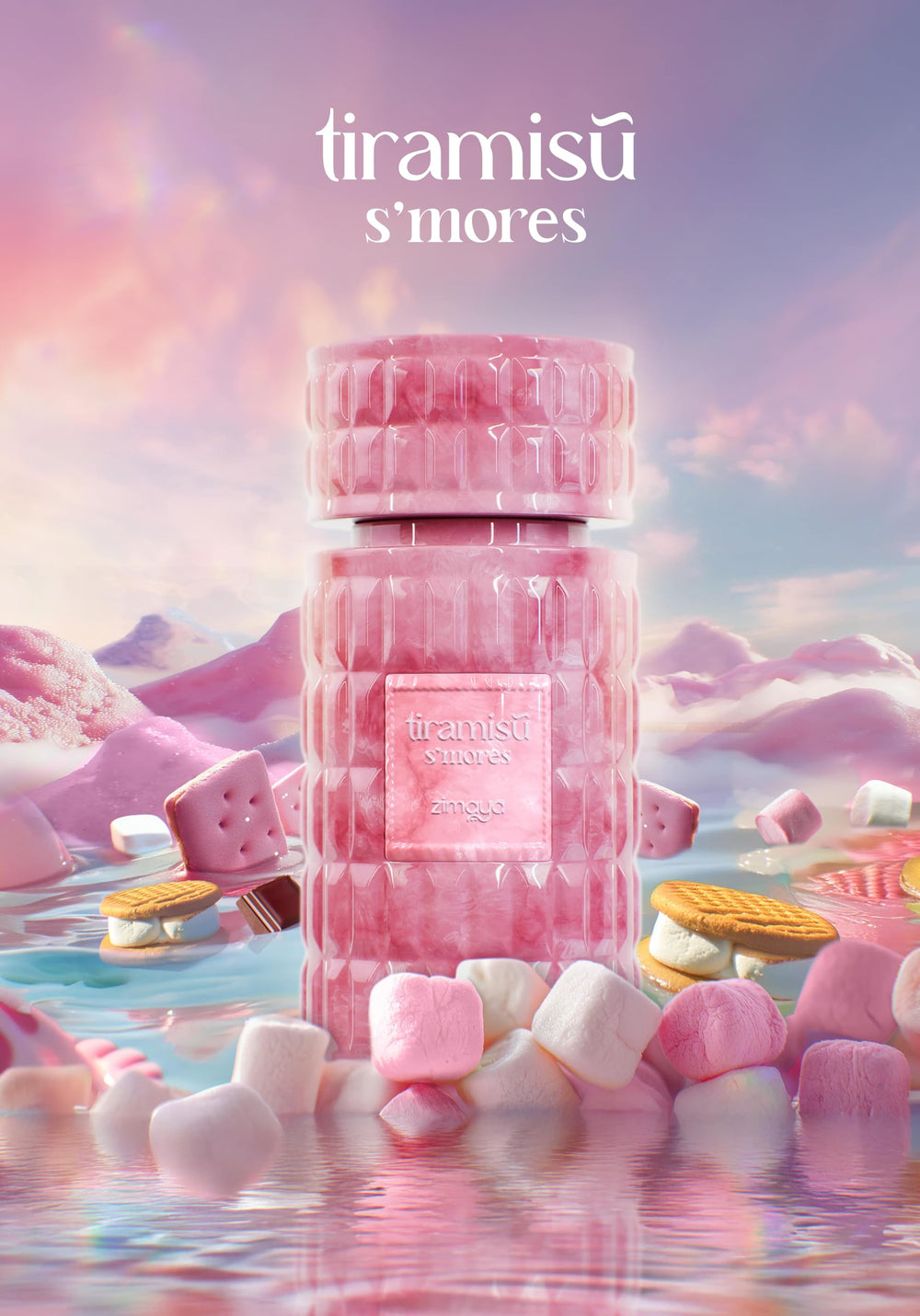 Zimaya Tiramisu S’mores, envase de 100 ml para conservar en casa.