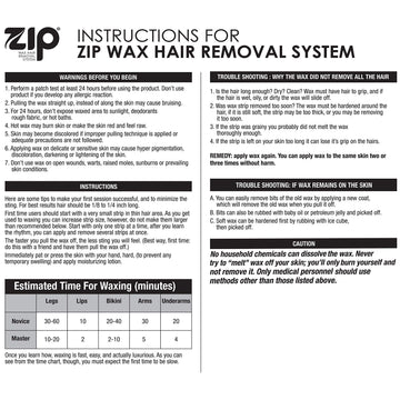 Zip Wax Kit axilas y bikini, ideal para rutina de cuidado
