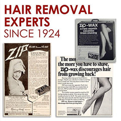 Zip Wax Kit textura densa se endurece en piel para retirada limpia