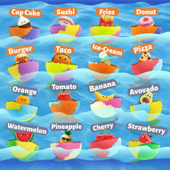 Zippytots bombas de baño con burbujas coloridas estimulando la imaginación del niño.