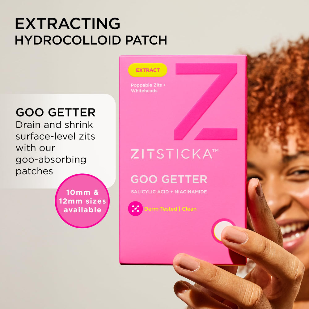 Emballage ZitSticka Goo Getter prêt à être intégré dans votre routine.