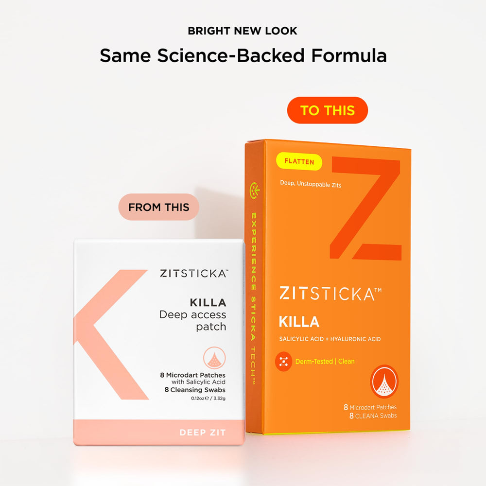 Uso diario y portátil de ZitSticka KILLA para cuidado de brotes.