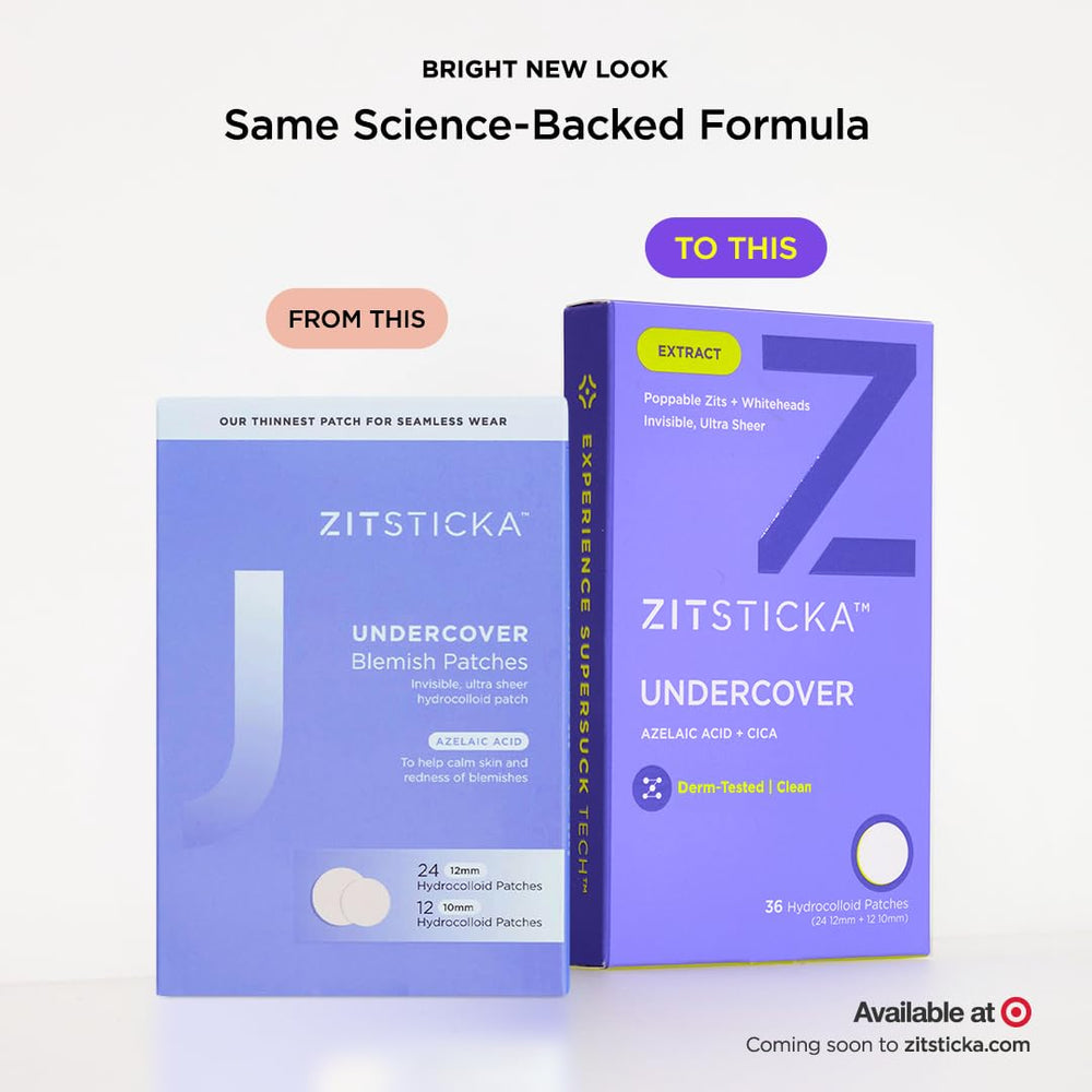 ZitSticka parches translucidos-claros, casi invisibles bajo maquillaje.