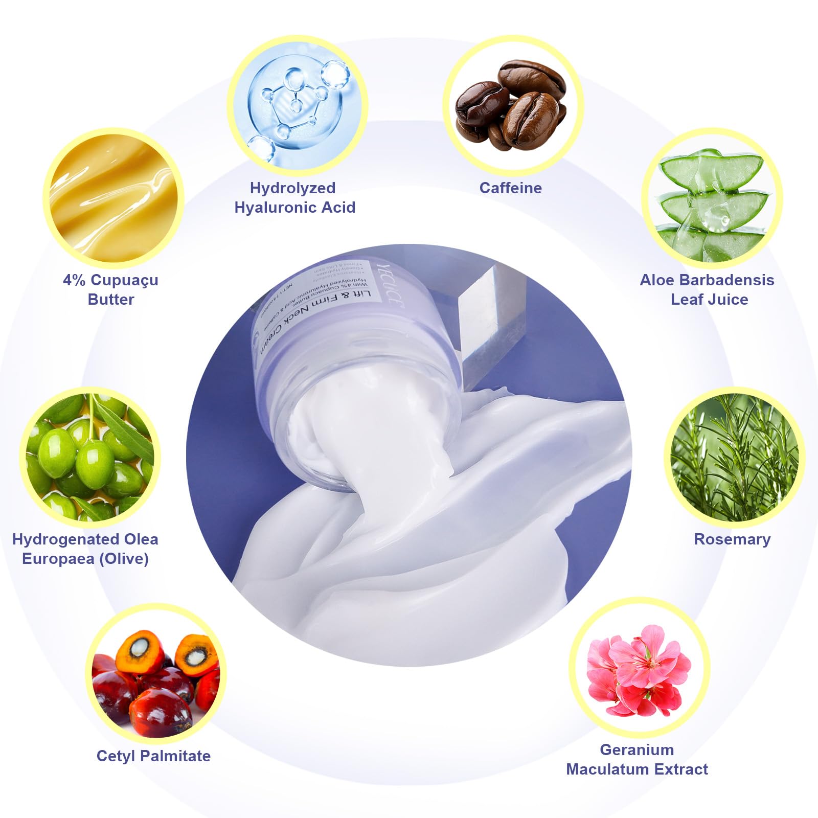 ZIXAOK ácido hialuronico-vitamina-e: hidratación y nutrición para la piel.
