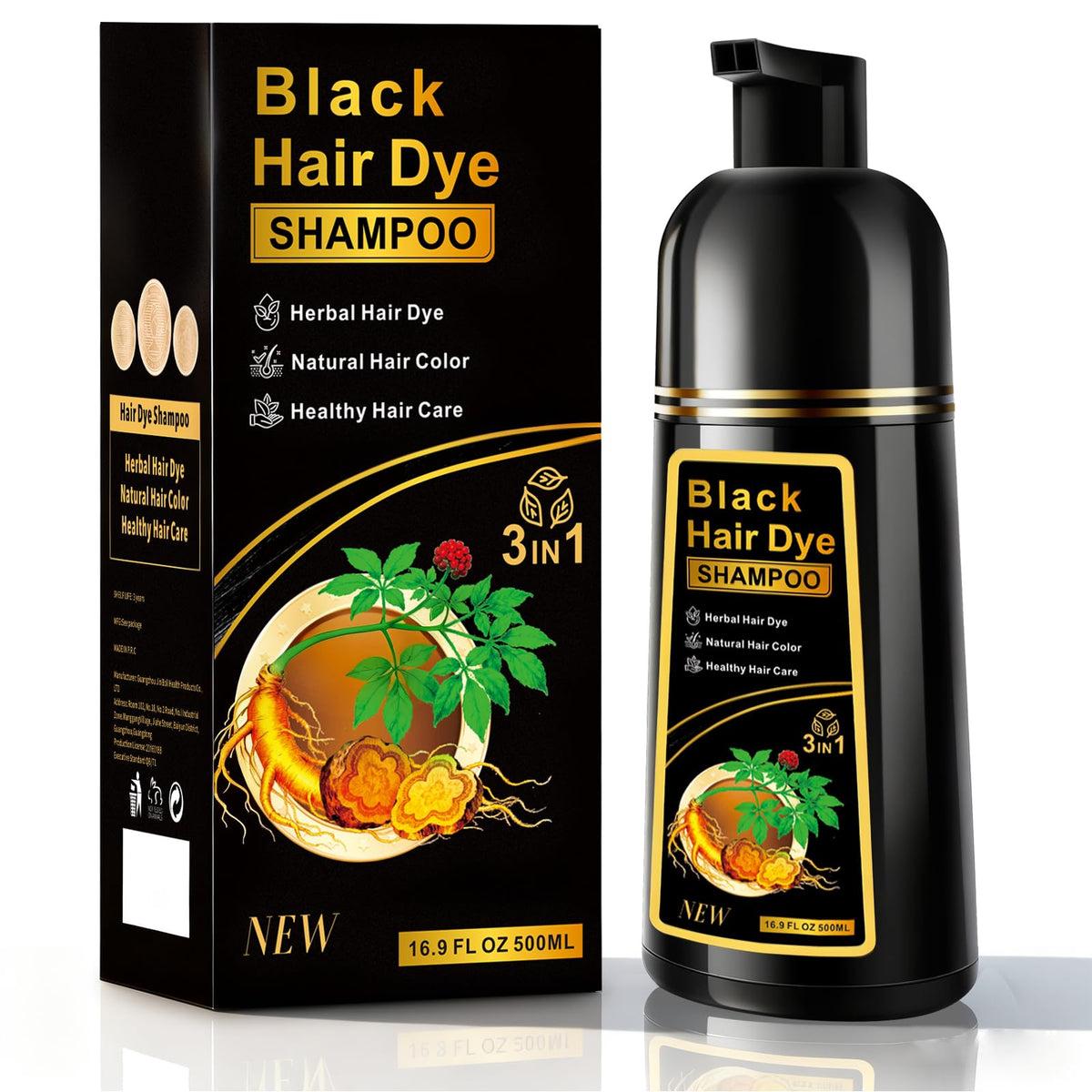 ZIXSIRP cobertura de canas rápida para un color natural en minutos.