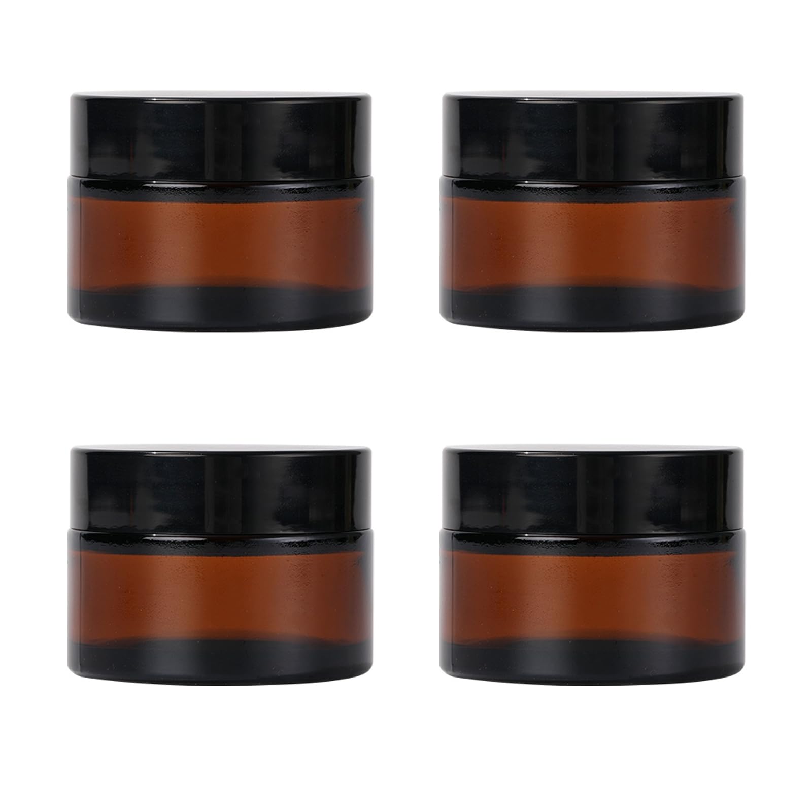 Tarro ámbar ZIYIZE con tapa de 1 oz, ideal para crema cosmética.