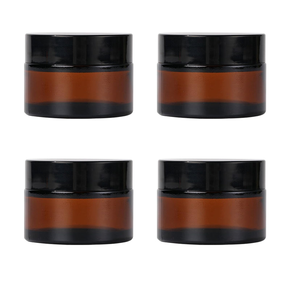Tarro ámbar ZIYIZE con tapa de 1 oz, ideal para crema cosmética.