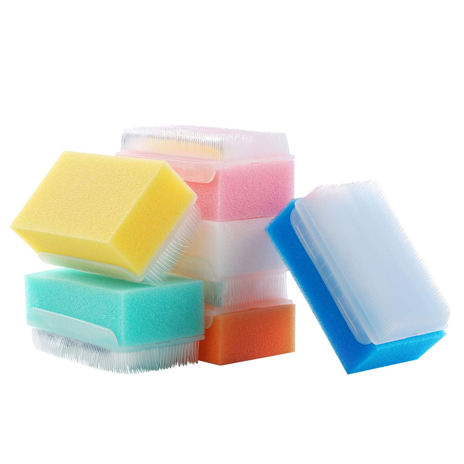 Cepillo sensorial reutilizable ZIZNBA para masaje suave durante el baño.