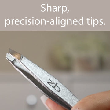 Pinzas Zizzili Basics con funda protectora para transporte higienico.