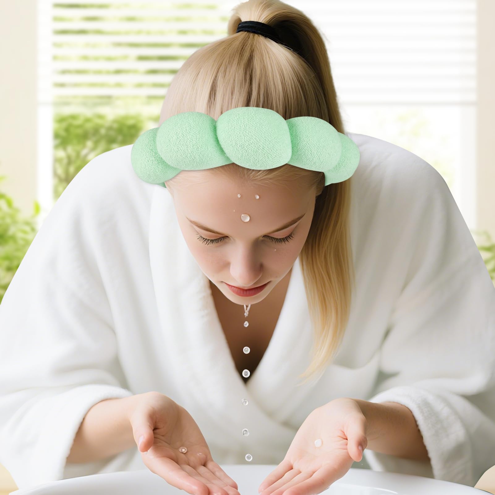 Accesorio cómodo absorbente Zkptops para rutinas de belleza en casa