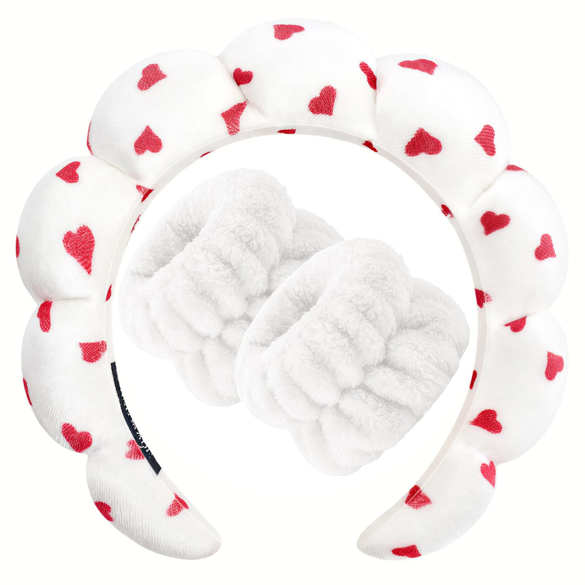 Banda Zkptops para lavado facial, absorbe agua y mantiene el cabello fuera de la cara.