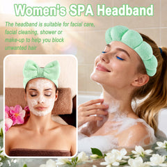 Pulsera de muñeca Zkptops en terry verde, absorbe agua.