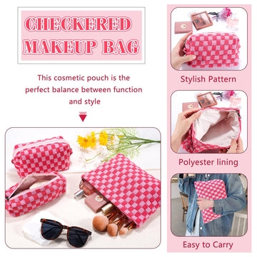 ZLFSRQ bolsa cosméticos cuadros, regalo ideal de belleza
