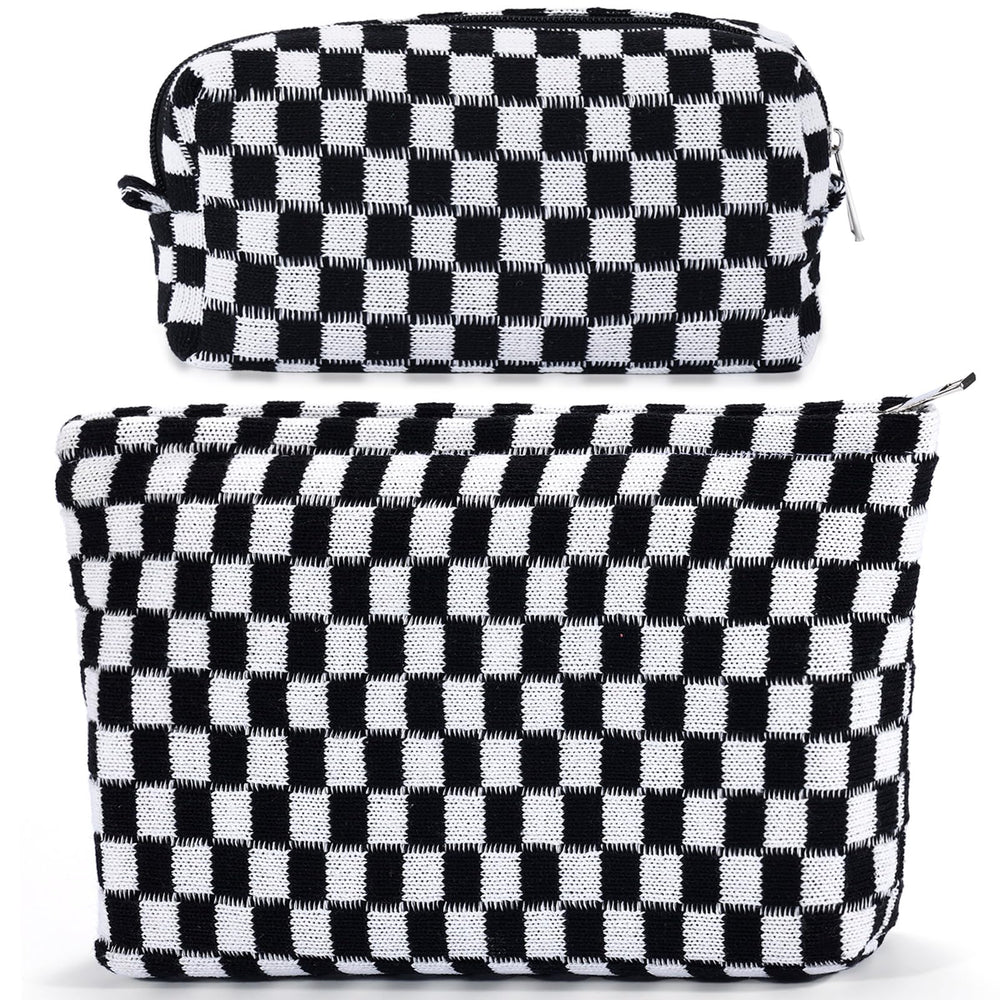 ZLFSRQ bolsa de maquillaje cuadros grande para cosméticos diarios