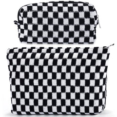 ZLFSRQ bolsa de maquillaje cuadros grande para cosméticos diarios