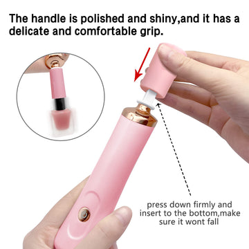 ZLMONDEE agitador-brochas-uñas pensado para brochas de esmalte y uso fácil.