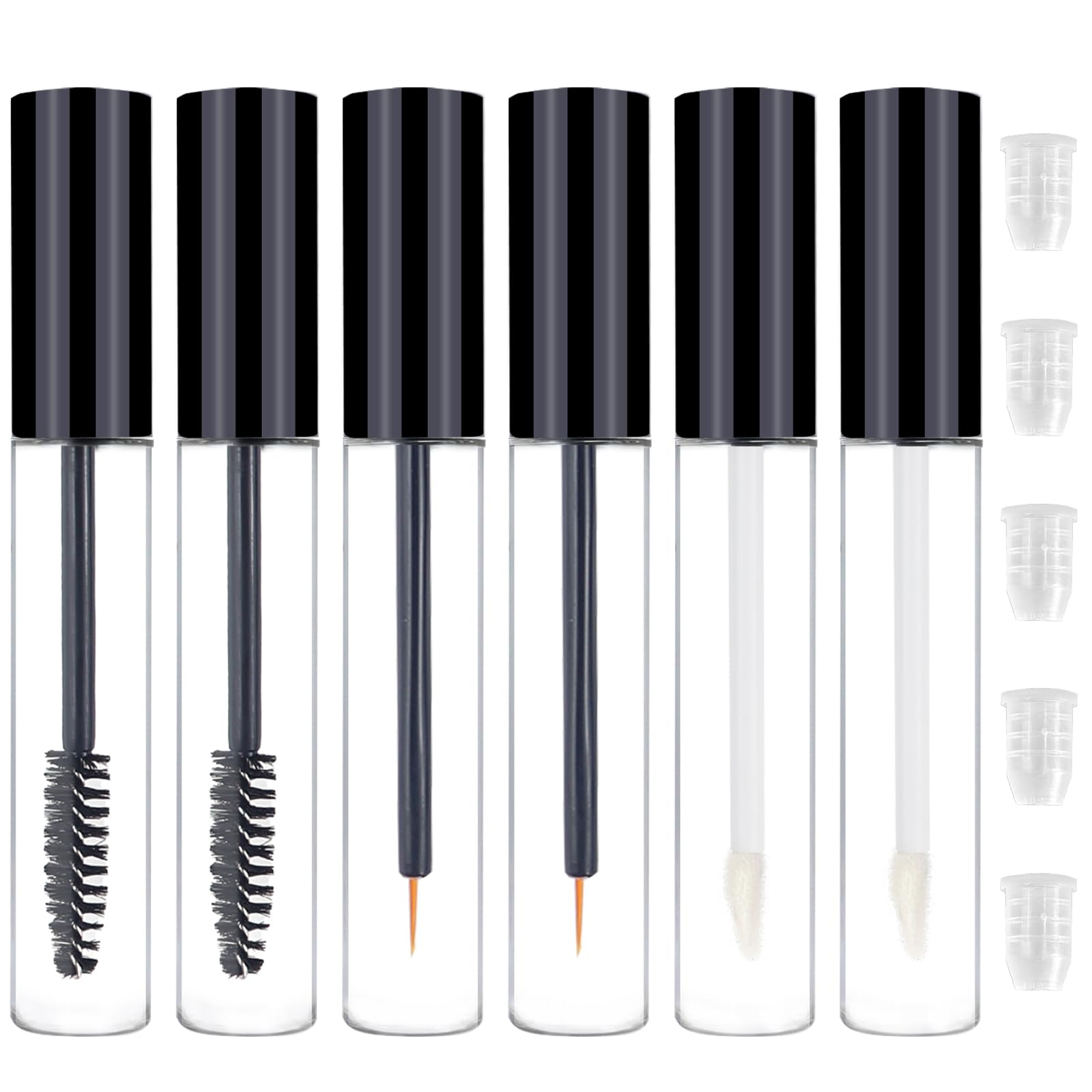ZNBSIXP tubo mascara 10ml con aplicador, ideal para retoques en cualquier lugar.