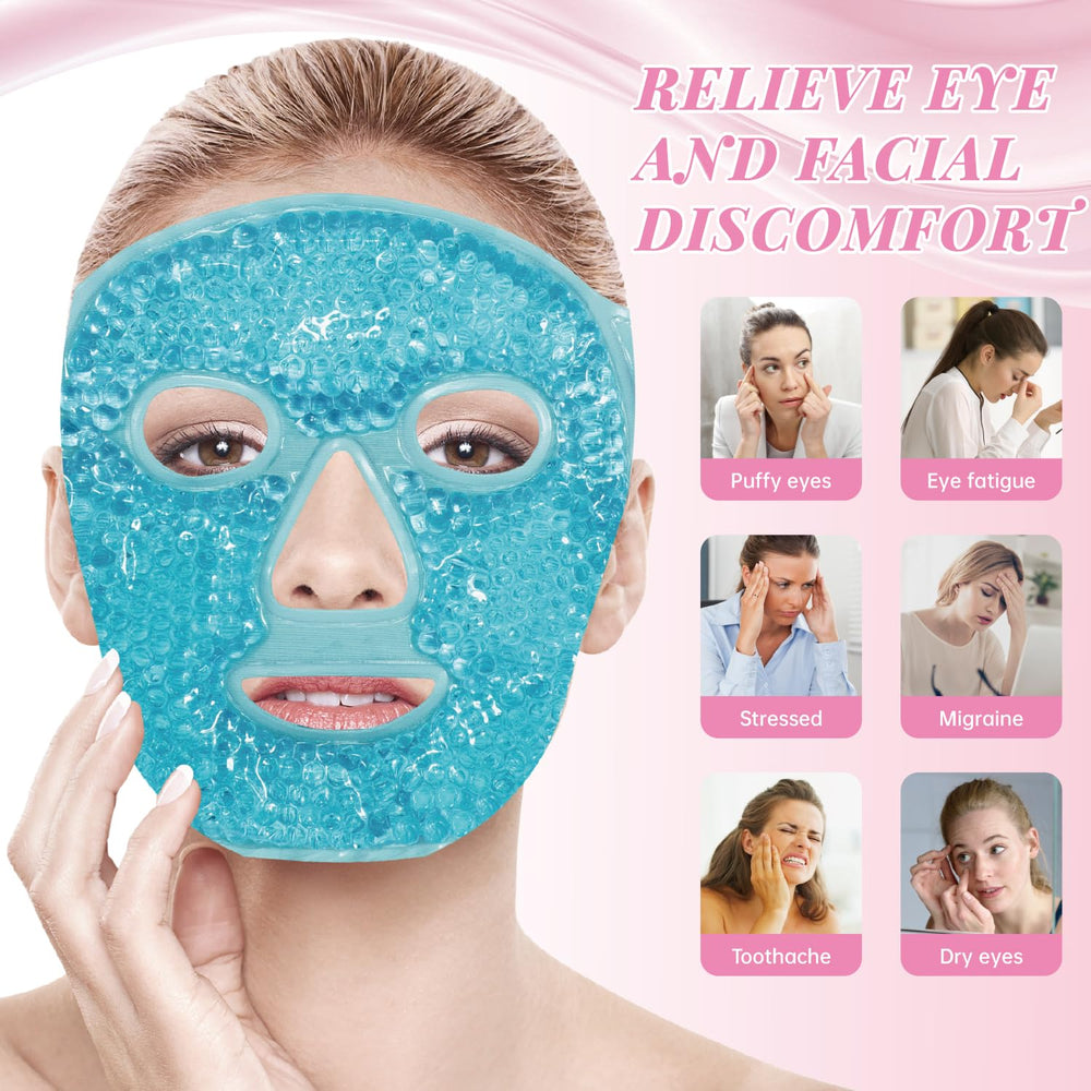 ZNÖCUETÖD mascarilla fría para rostro: enfriamiento calmante.