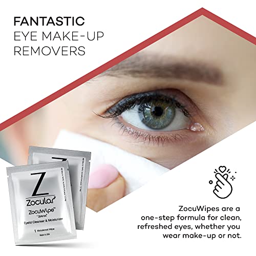 Zocular ZocuWipe: desmaquillante suave para maquillaje ligero alrededor de ojos.