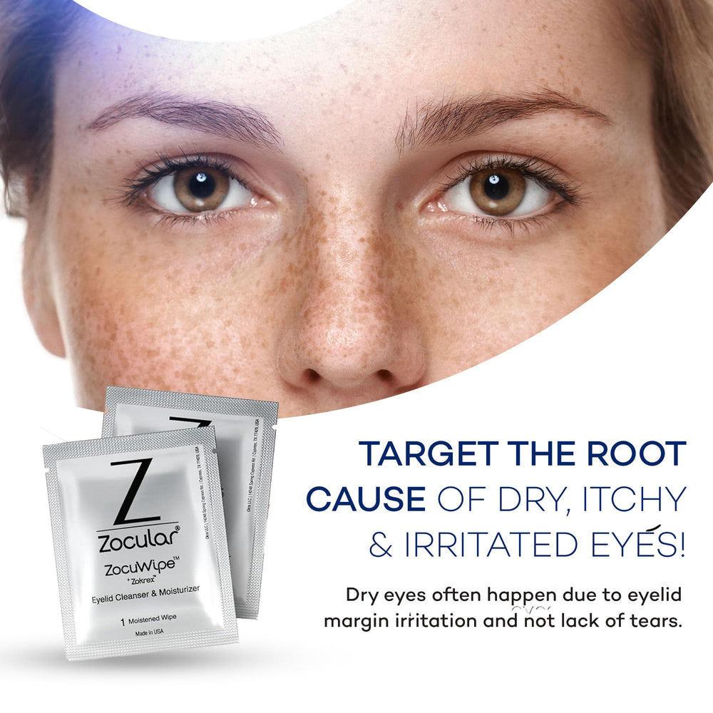 Zocular ZocuWipe: uso diario cómodo, rápido en rutinas matutinas o nocturnas.