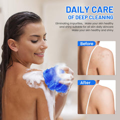 Textura rugosa de la esponja ZOCY para exfoliar sin irritar