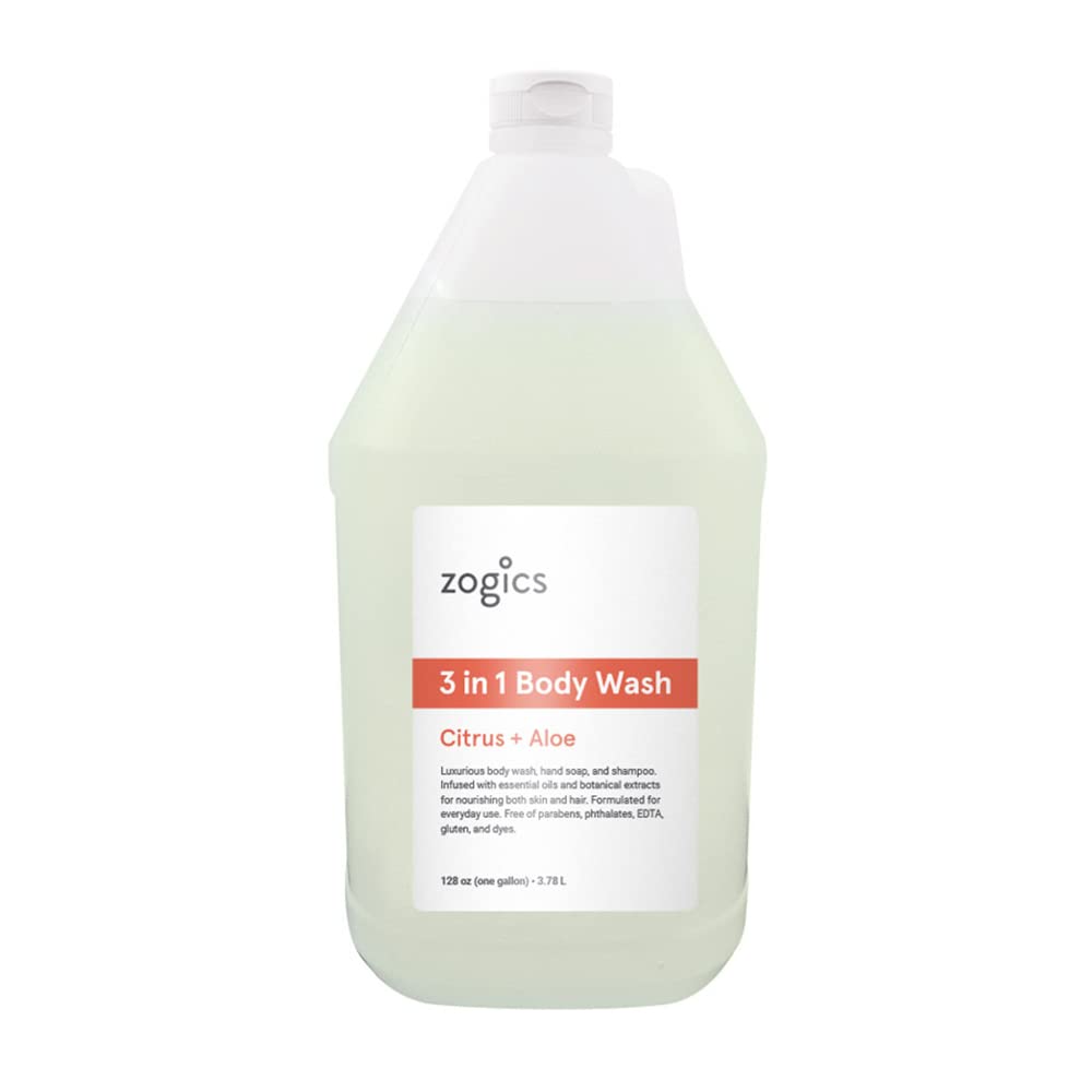 Zogics fragancia cítrica aloe, aroma ligero para uso diario.