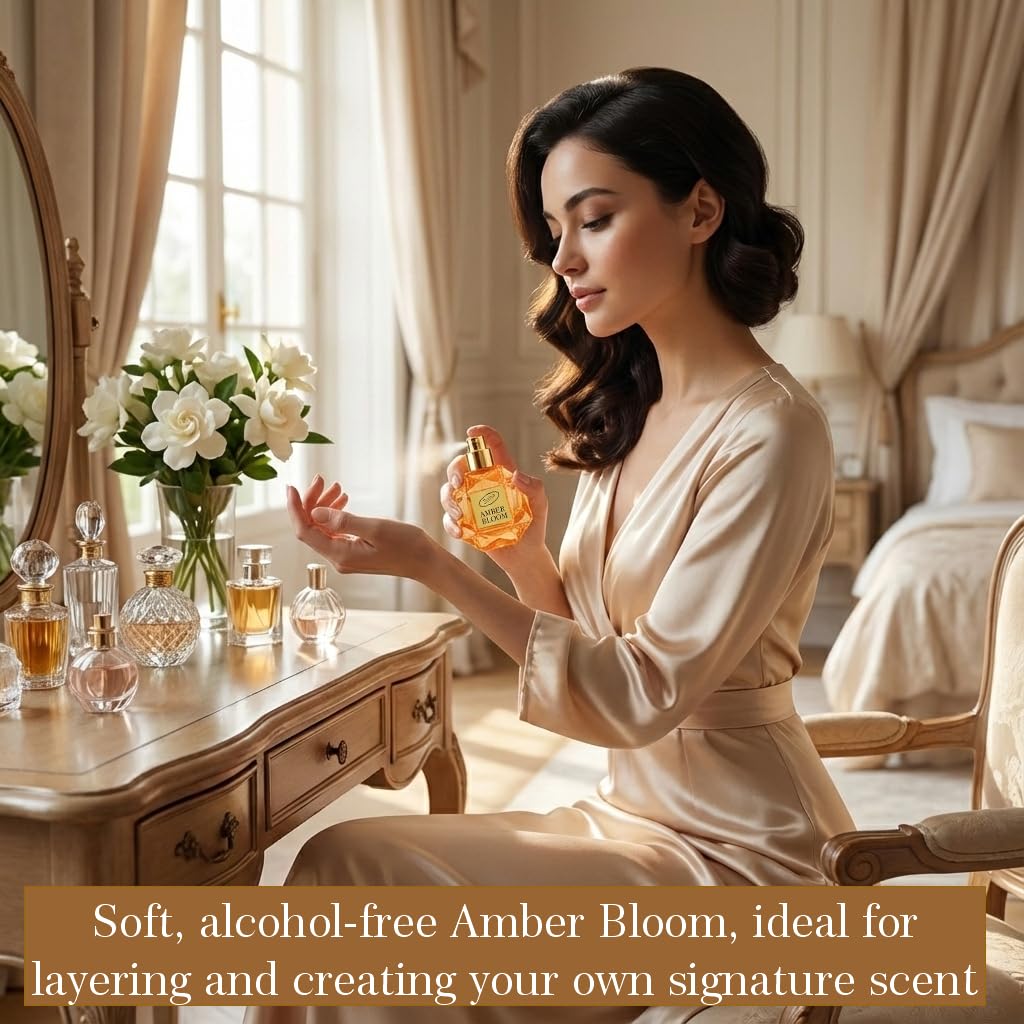 Zoha Amber Bloom: aplicación en puntos de pulso para mayor duración.