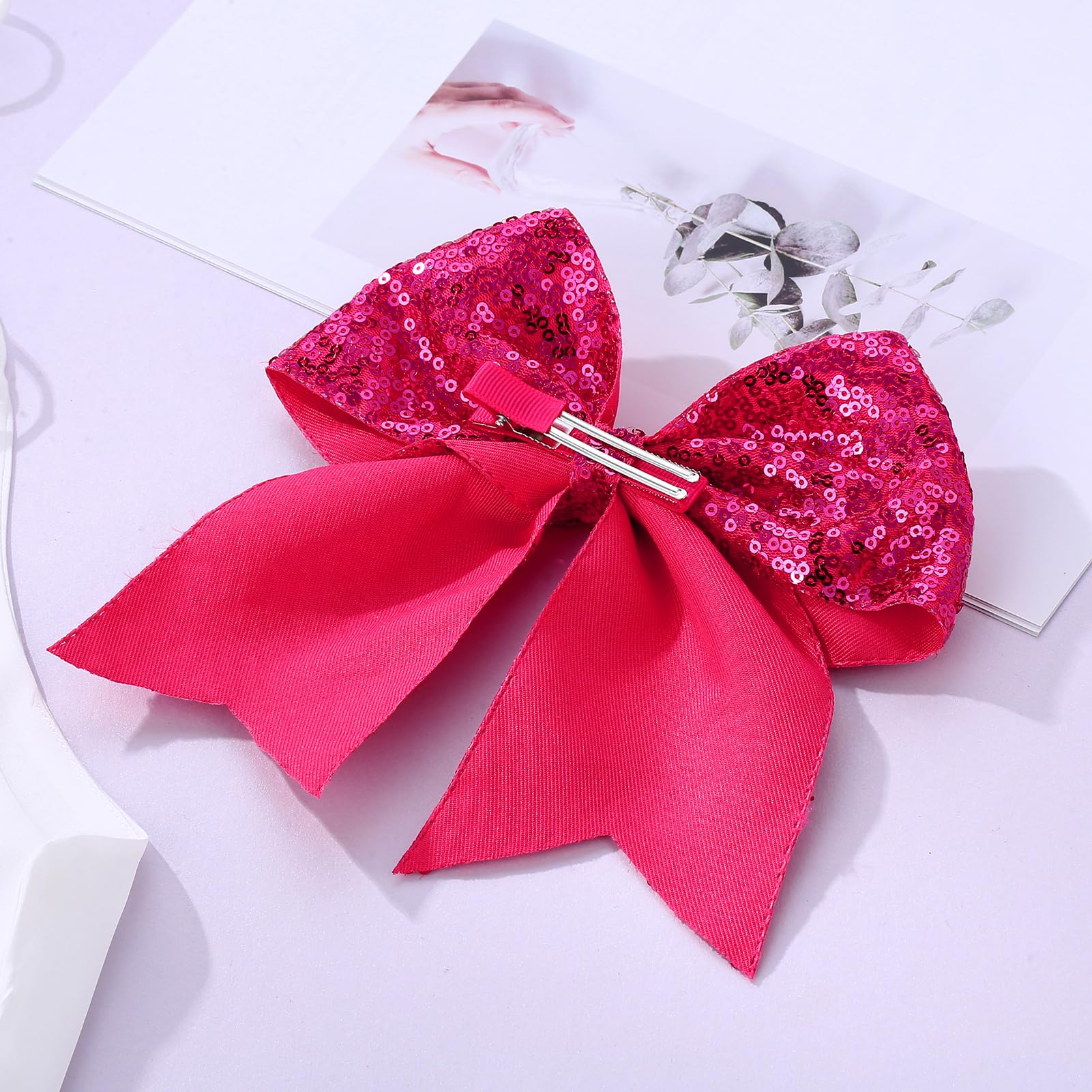 Accesorio de pelo Zolyco para fiesta con brillo rosa