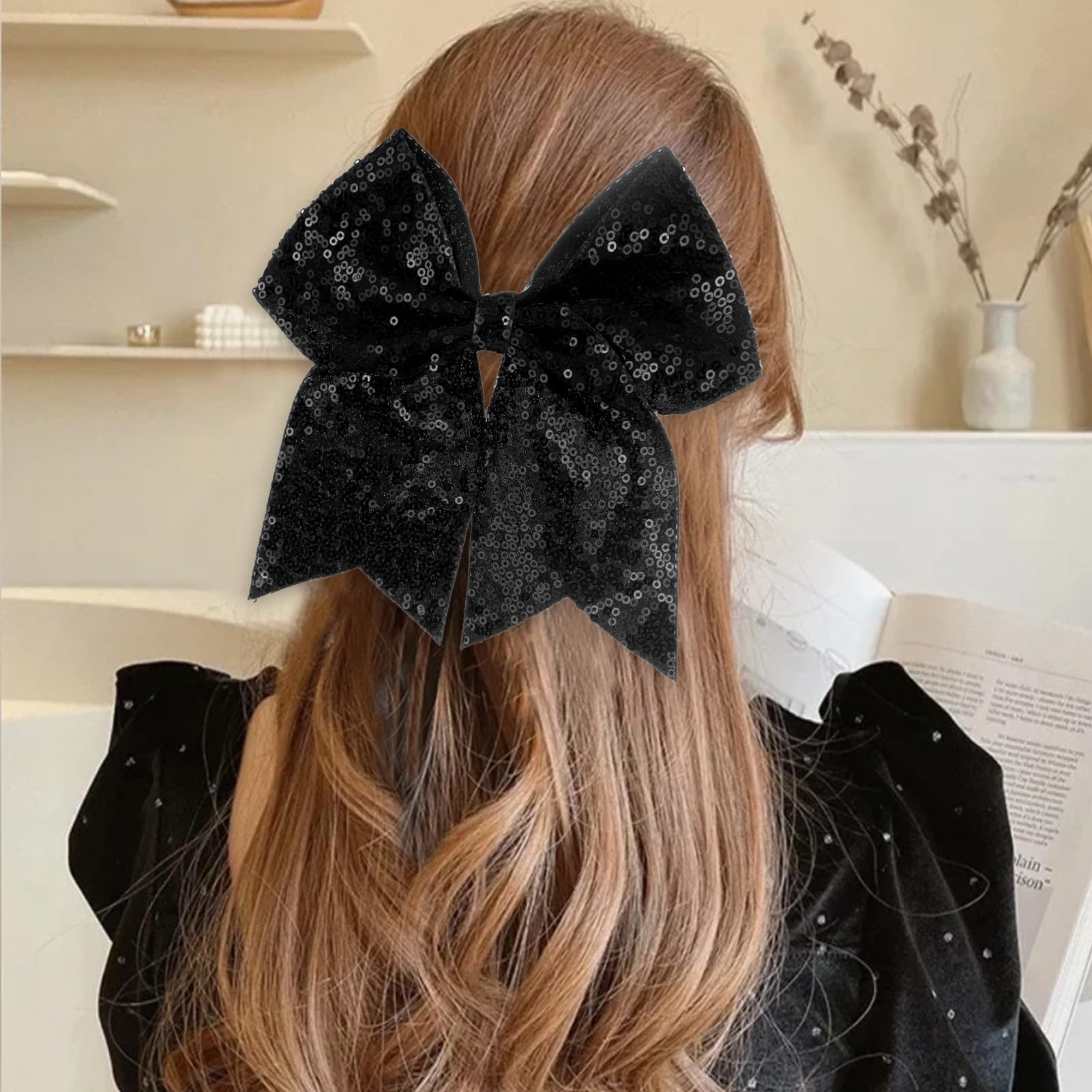 Zolyco clip de joyas brillantes de 7 pulgadas ideal para coletas con brillo.