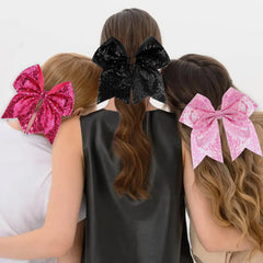 Zolyco lazo negro glitter ofrece brillo elegante para looks diarios y fiestas.