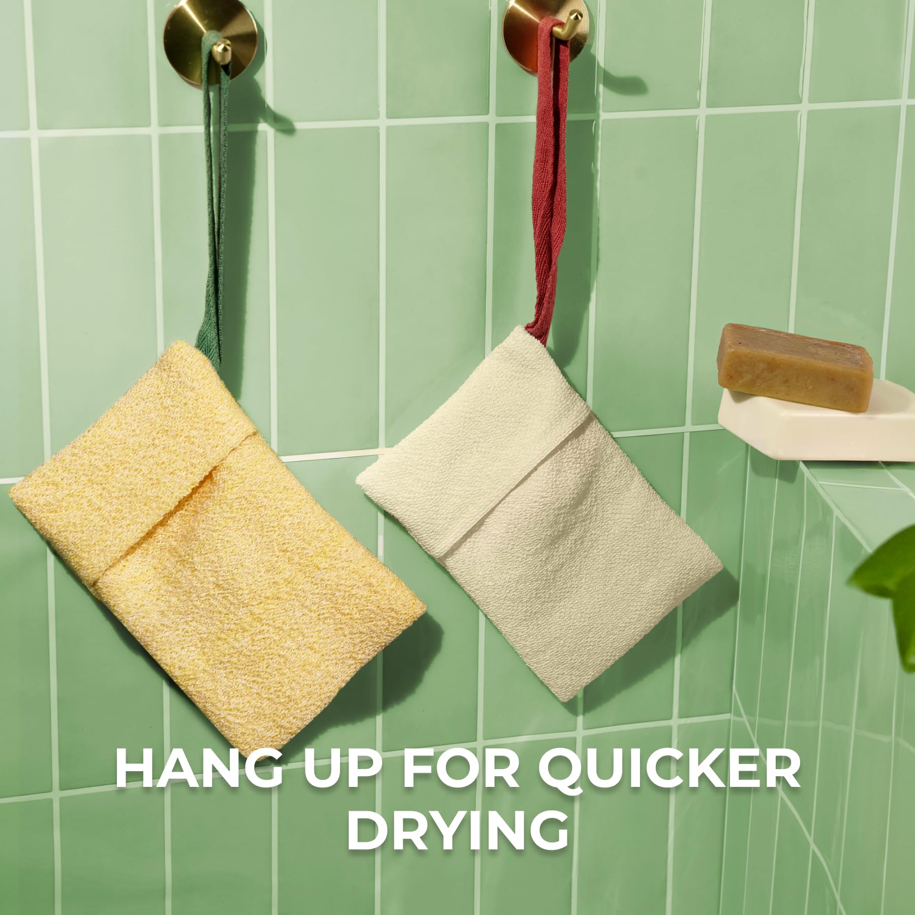 ZOMCHI color amarillo brillante para baño, con dos piezas incluidas.