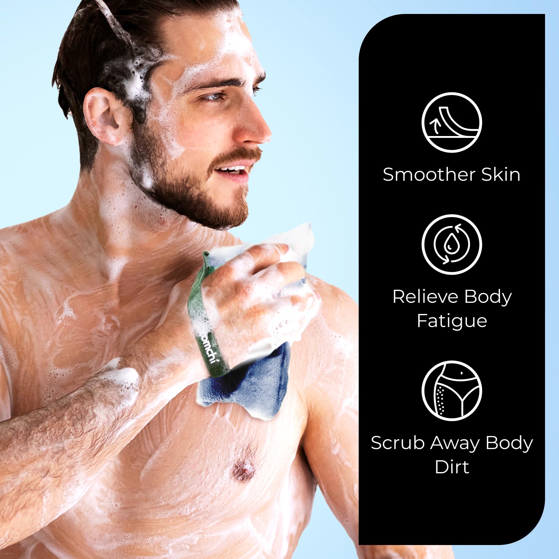 Bolsas ZOMCHI suave, cuidan piel sensible al exfoliar.