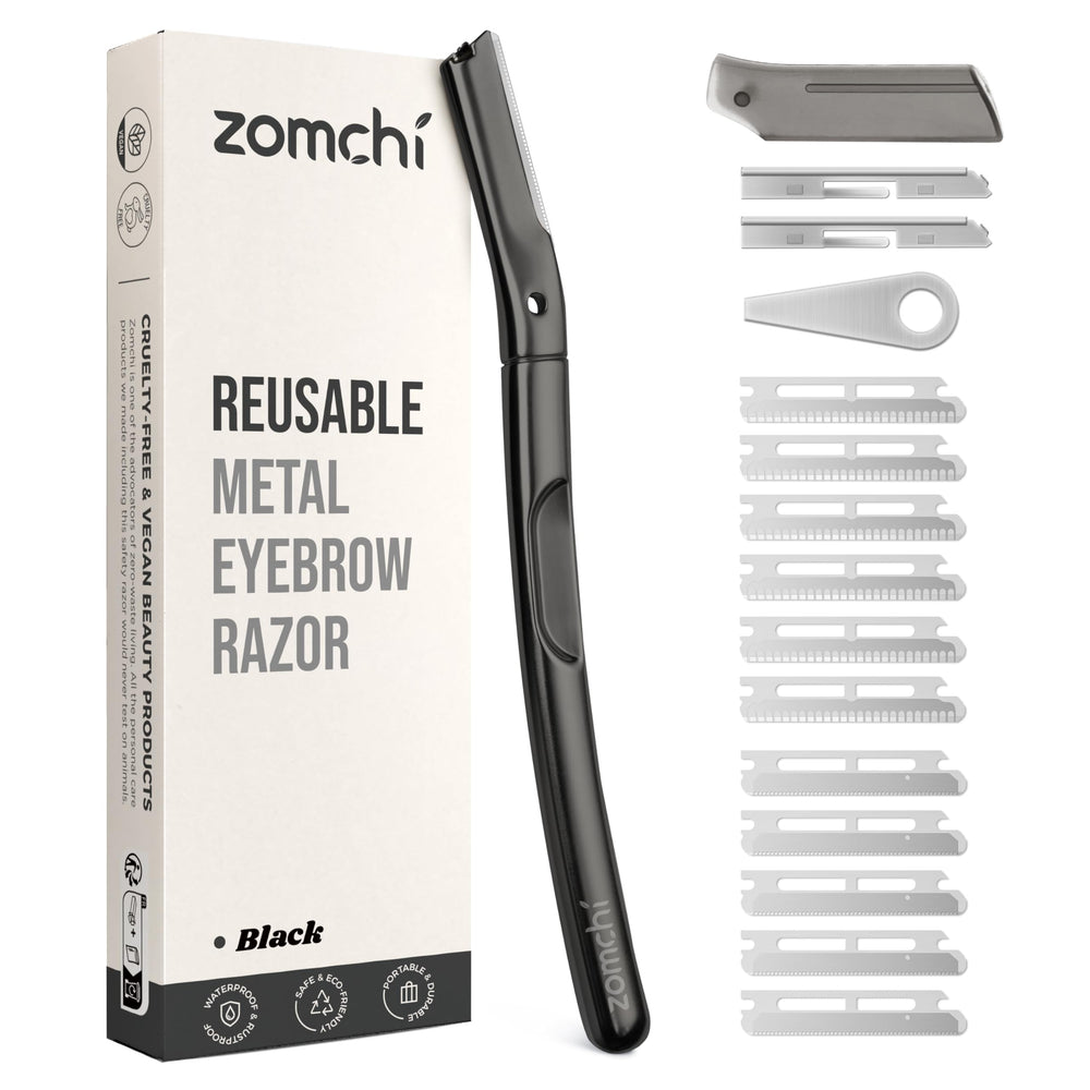 ZOMCHI Dermaplaning Tool para rostro con mango ergonómico y acabado mate