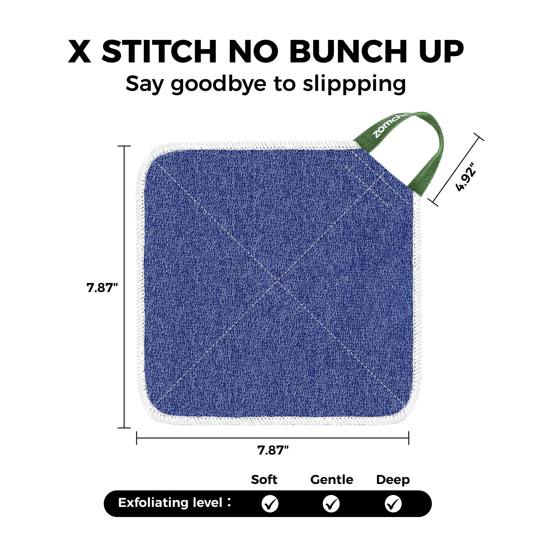 ZOMCHI tamaño práctico 20x20 cm para uso diario.
