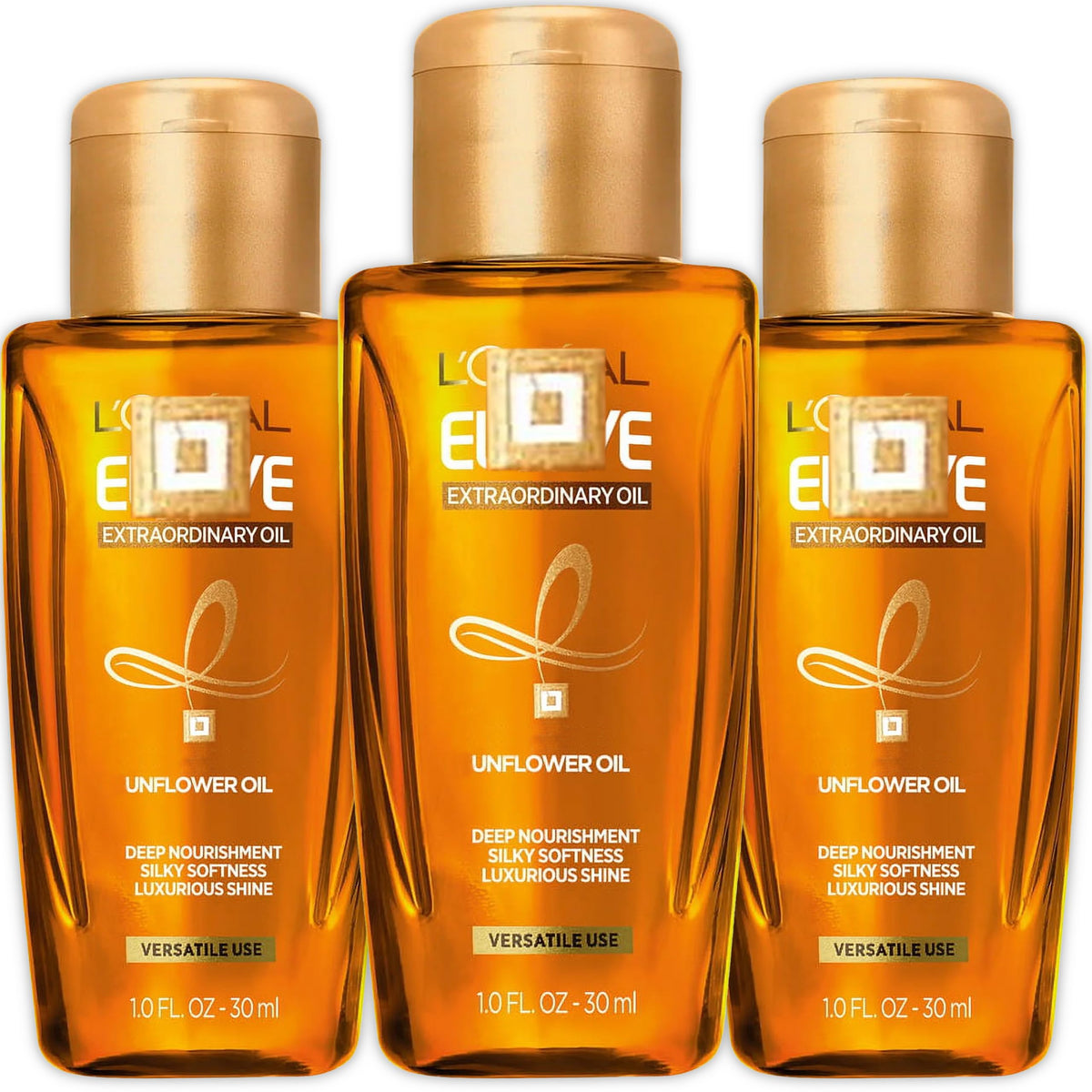 ZompoZ Elvive Extraordinary Oil, botella vertido suave para cabello seco y rizado