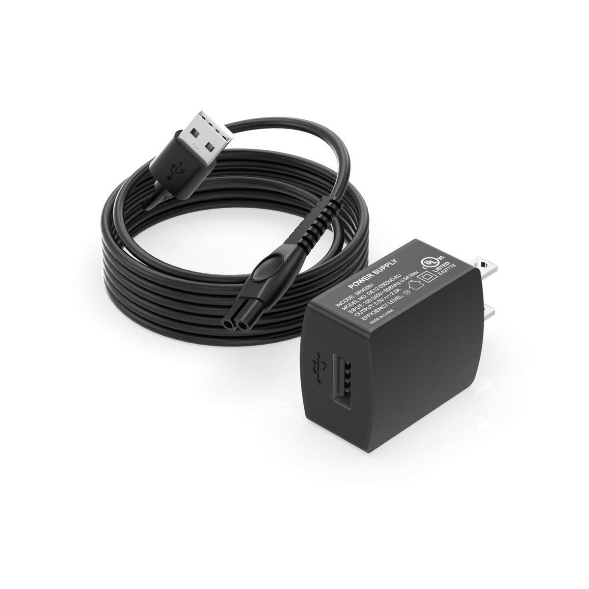 Cargador Zondol 5V UL para Philips OneBlade, carga segura y estable.