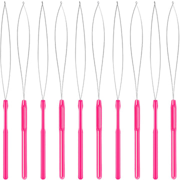 Aguja de bucle Zonon para extensiones con manejo cómodo.